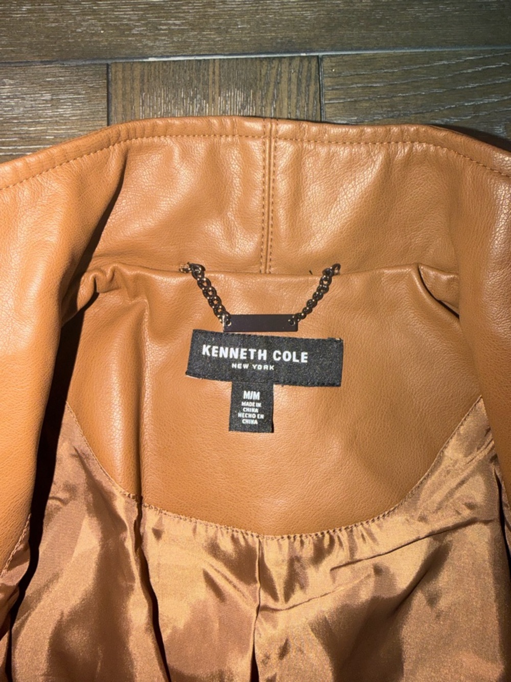 Kenneth Cole New York women's faux leather jacket - Picture 8 of 15